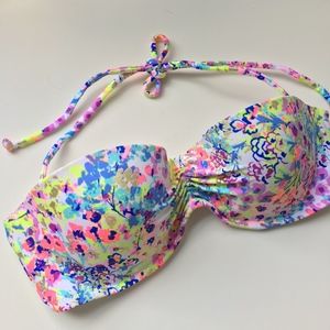 Floral Victorias Secret Swim Suit Top